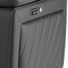 trusty embossed leather jet black