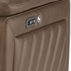 TRUSTY EMBOSSED LEATHER CHESTNUT