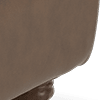 trusty embossed leather chestnut
