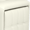 trusty sheen leather white