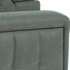 lifestyle flecked fabric mineral green