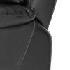 trusty embossed-leather jet black