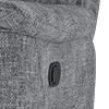 hopsack-chenille charcoal