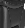 trusty embossed-leather jet black