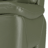 trusty embossed-leather dark olive