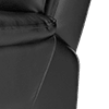 trusty embossed-leather jet black