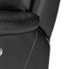 trusty embossed-leather jet black