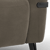 lifestyle mottled fabric dark chocolate