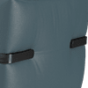 trusty matt leather steel blue