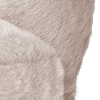 super soft faux fur taupe
