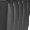 trusty embossed leather jet black