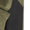 relaxed chenille olive green