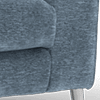 linen look chenille ocean blue all over