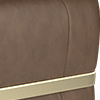 trusty embossed leather chestnut