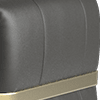 trusty embossed leather charcoal