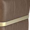 trusty embossed leather chestnut