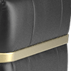 trusty embossed leather jet black