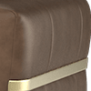 trusty embossed leather chestnut