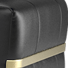 trusty embossed leather jet black