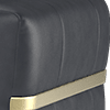 trusty embossed leather navy