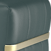 trusty embossed leather peacock
