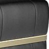trusty embossed leather jet black