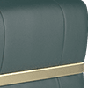 trusty embossed leather peacock
