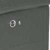 relaxed soft leather charcoal