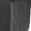 trusty embossed leather jet black