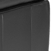 trusty embossed leather jet black