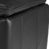 trusty embossed leather jet black