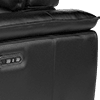 trusty embossed leather jet black