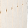 super matt velvet ecru mix with caramel contrast piping
