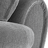 luxury plush chenille grey all over