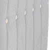 super matt velvet grey all over with cream contrast piping