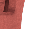 fine textured chenille deep coral all over