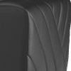 trusty embossed leather jet black