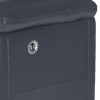 trusty soft sheen leather navy blue