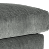 luxe chenille grey mix