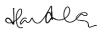 Harvey Ainley signature