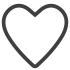heart outline icon