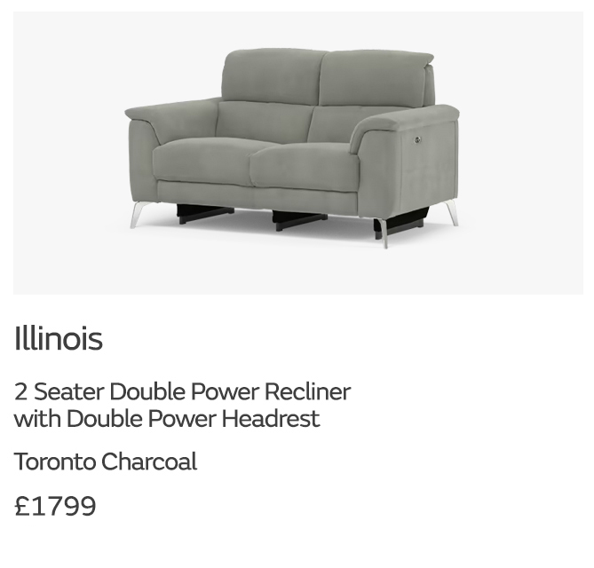 Illinois 2 seater sofa