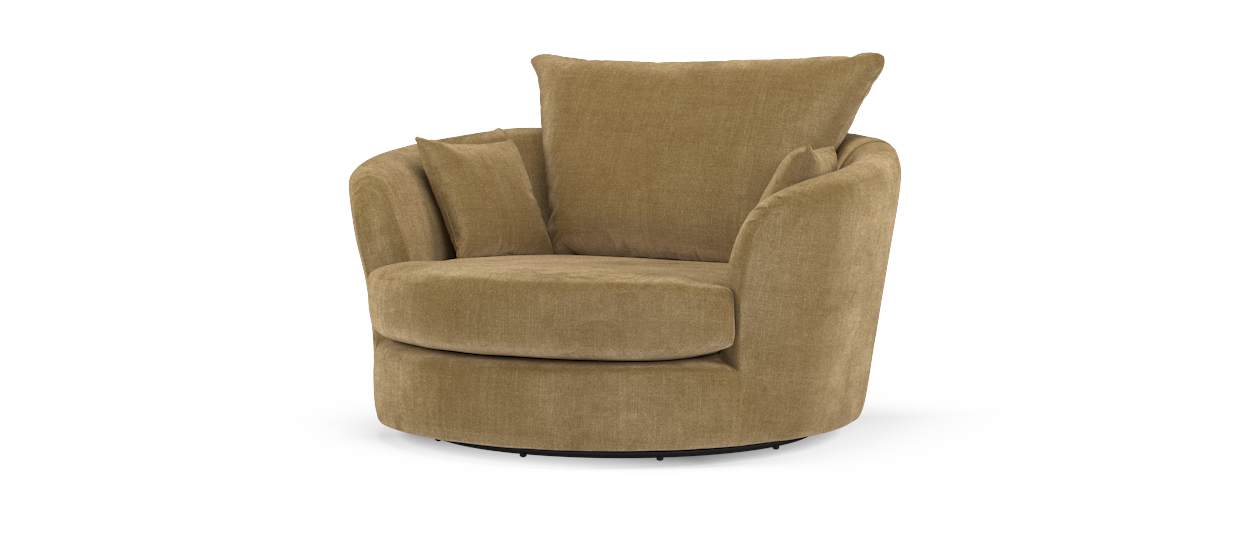 Majestica Swivel Cuddler Chair