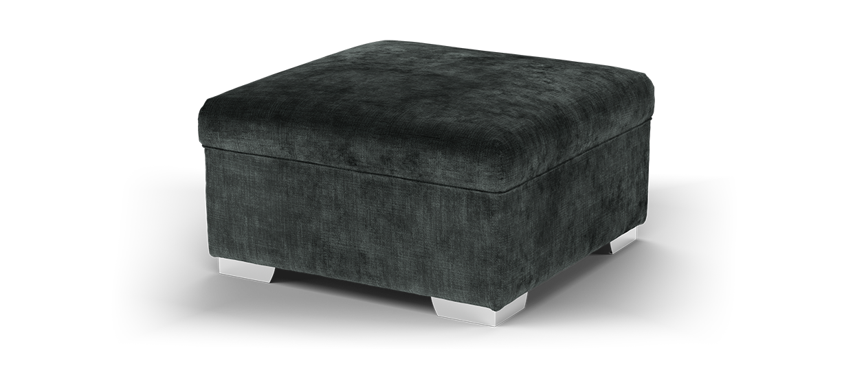 THE VALENTINA Square Designer Footstool