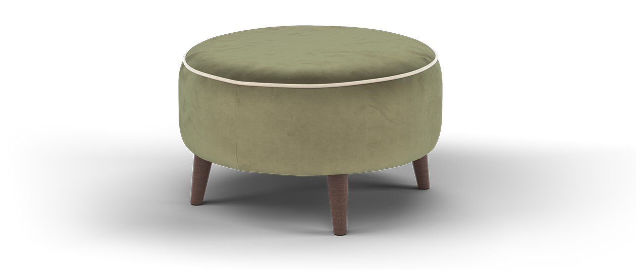 REMY Round Designer Footstool
