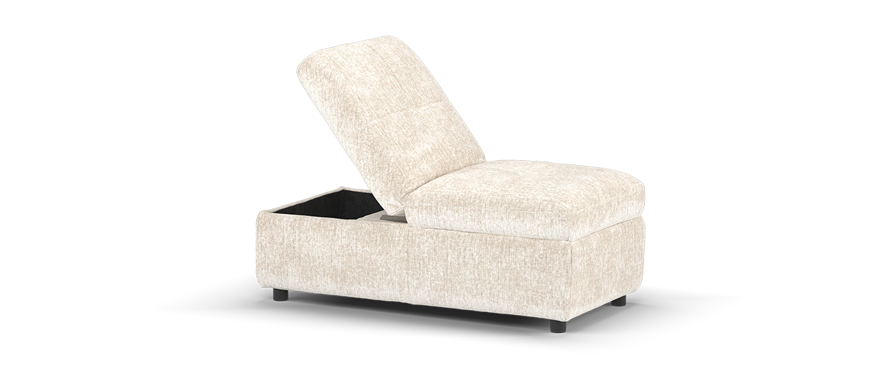 OBSIDIAN Dual Footstool with Storage