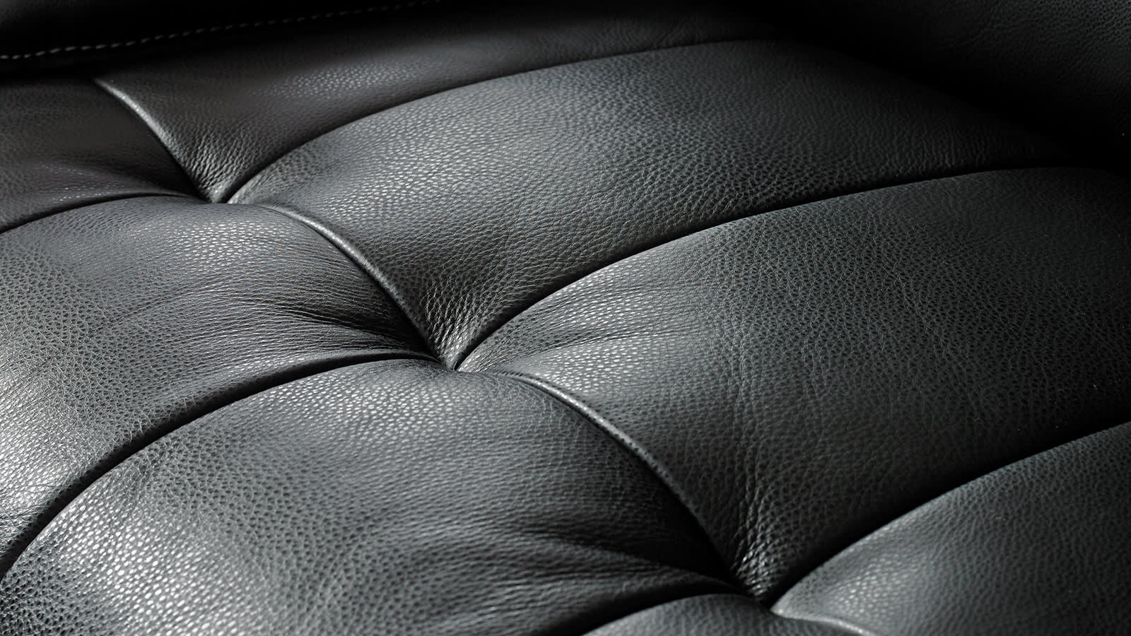 Black leather