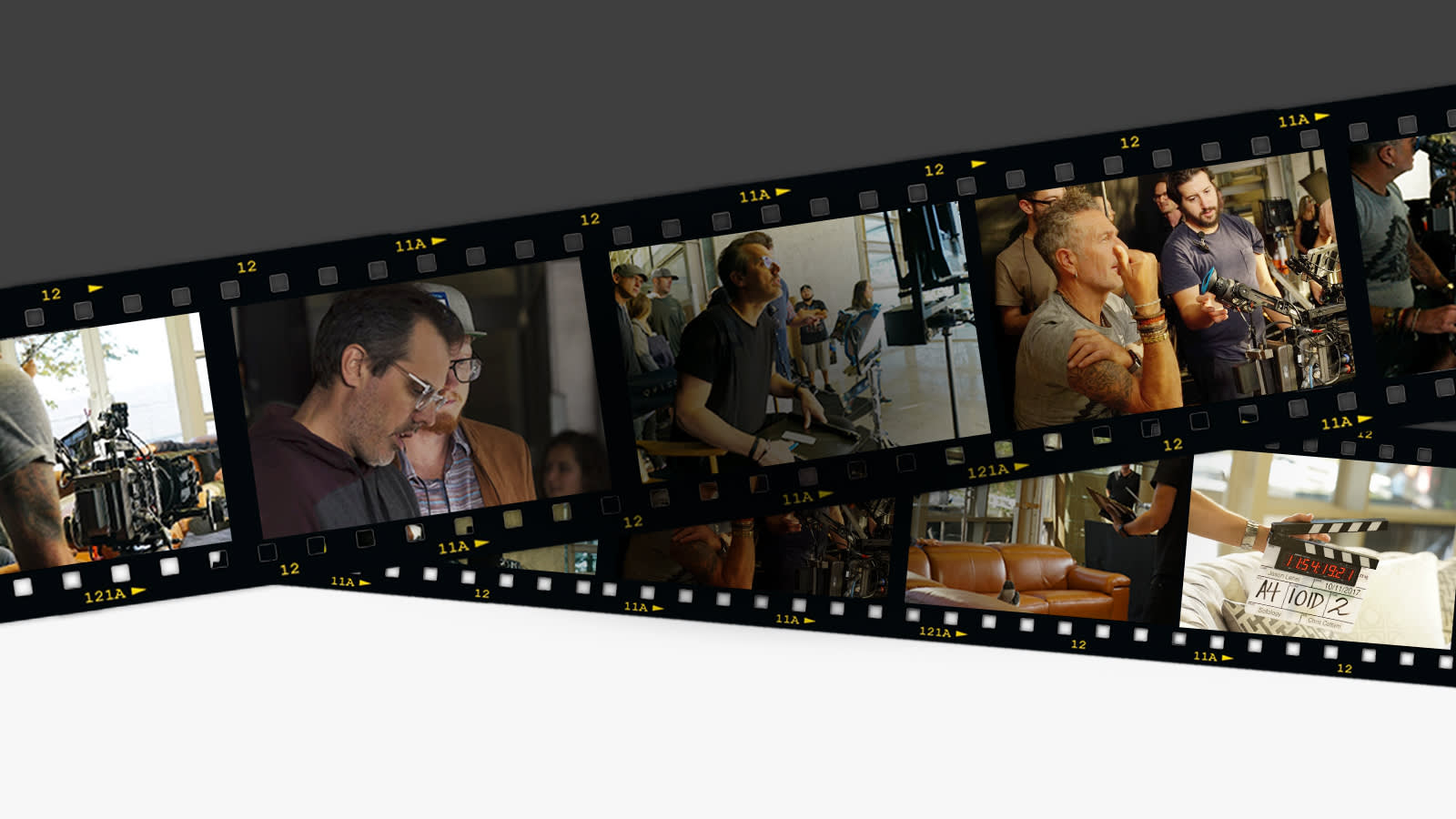 Film strip of Sofology TV ad