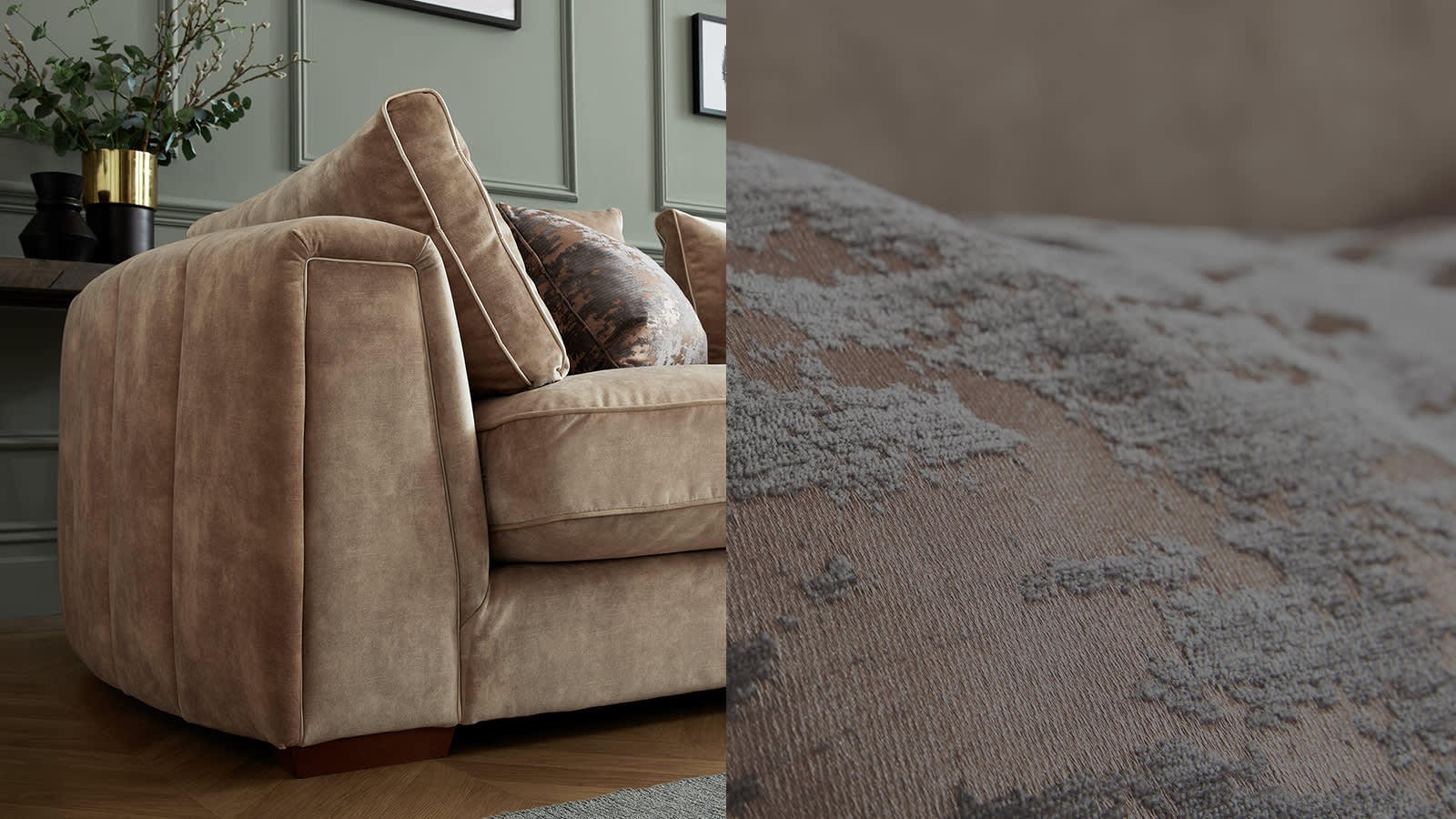 Close up of Emperor sofa