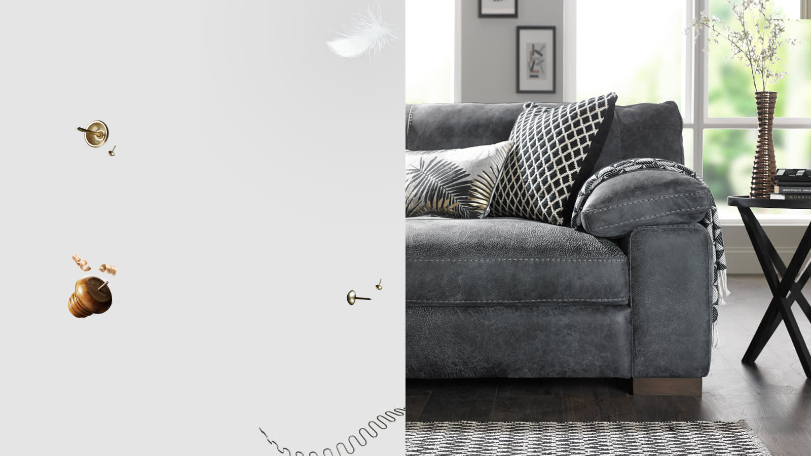 Leather sofa